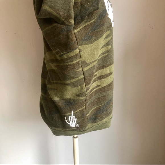 Creep Street See You in Hell Camo Sweatshirt - Size Small - Picture 8 of 15